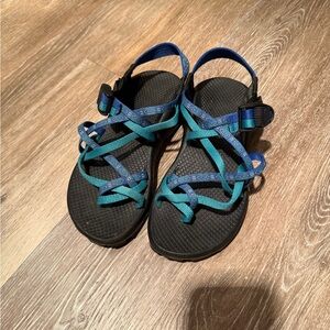 Chaco Blue and Teal Sandals